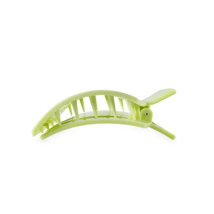 Teleties Medium Flat Square Hair Clip Aloe, There