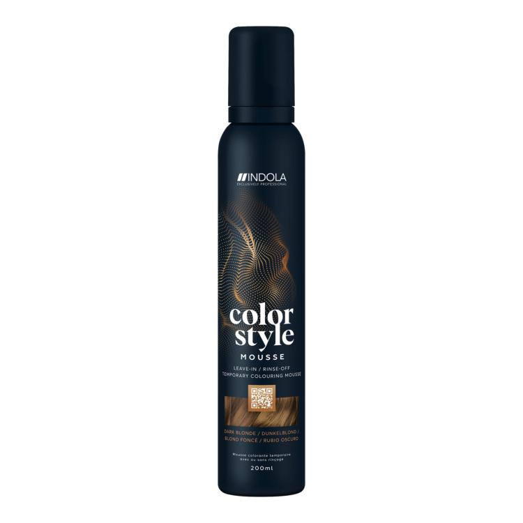 Indola Color Style Mousse Dunkelblond
