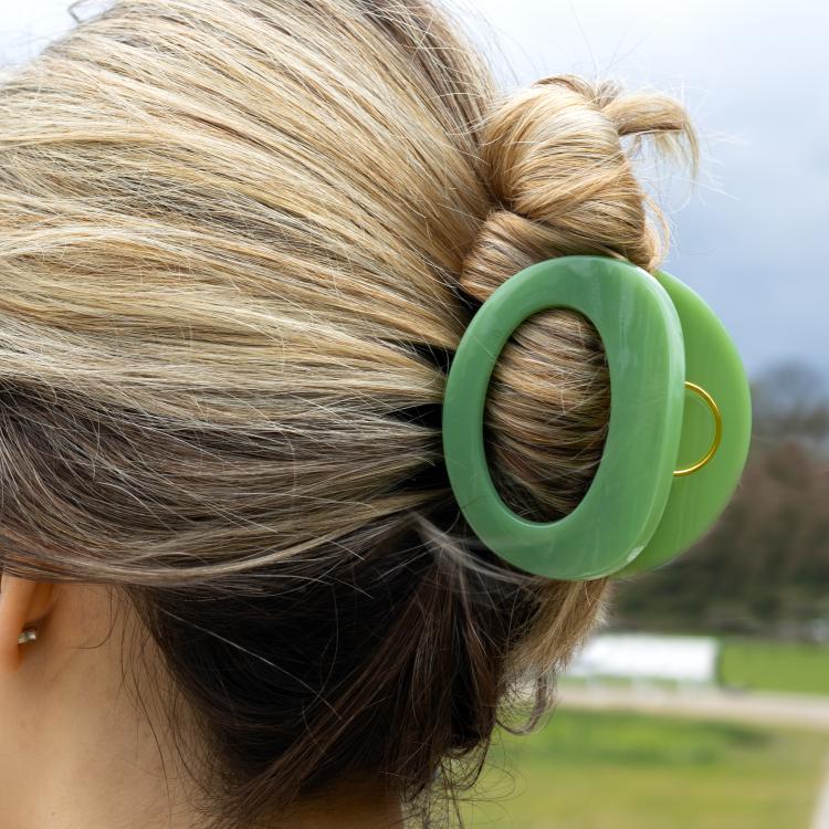 Helly Hair Haarklammer Luna sommergrün