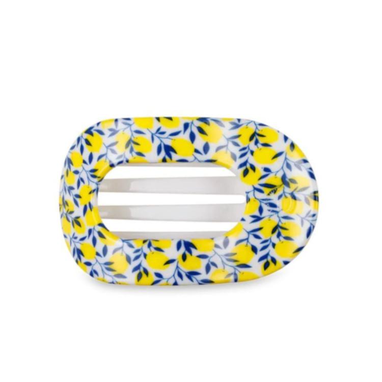Teleties Flat Round Clip medium Limoncello