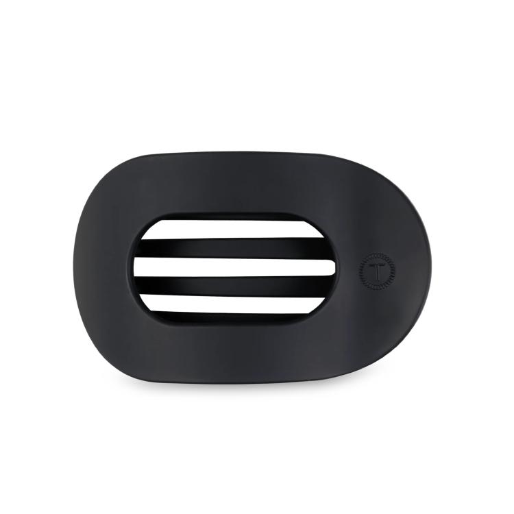 Teleties Flat Round Clip medium Midnight Matte