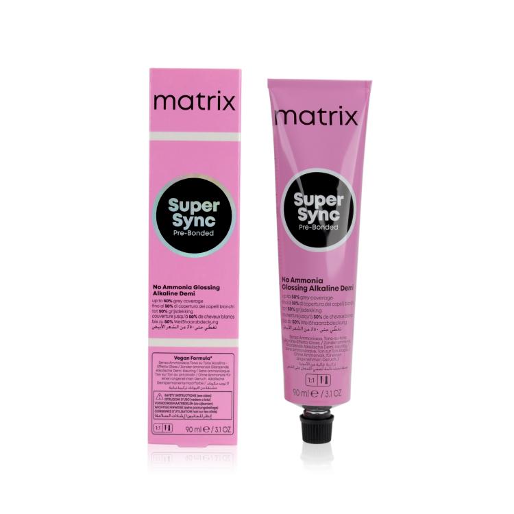 Matrix Super Sync Pre-Bonded Alkaline Toner 7RR+ 7.66 Mittelbond Rot Rot+