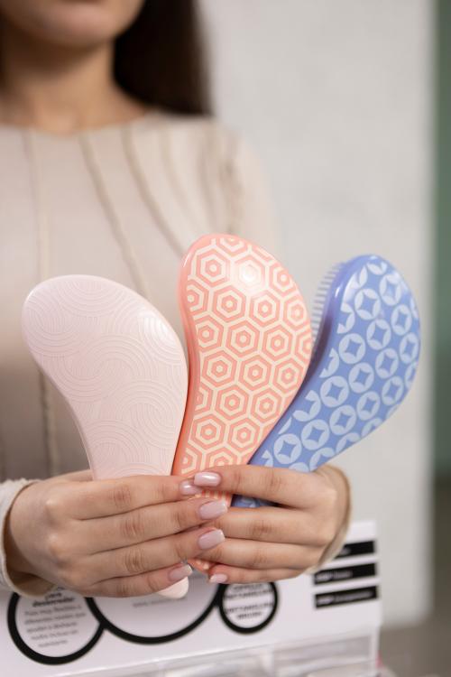 EuroStil Detangler Brush rosa pastello