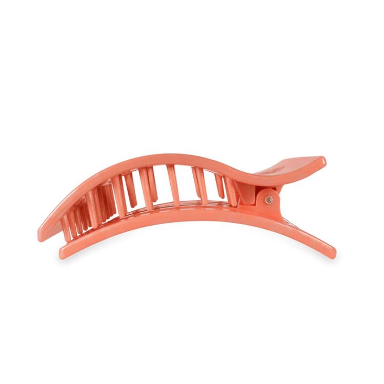 Teleties Large Flat Rectangle Hair Clip Dreamsicle