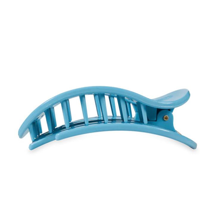 Teleties Flat Round Clip groß Summer Sky
