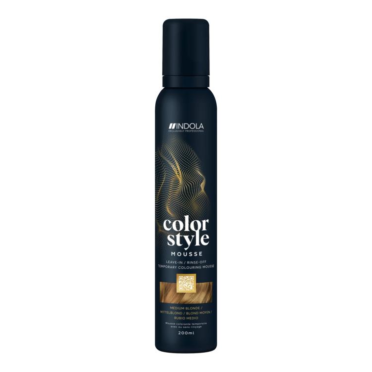 Indola Color Style Mousse Mittelblond