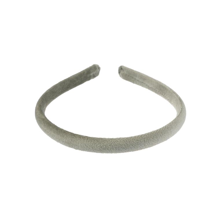 Dark Velvet Hairband Milieu Green schmal
