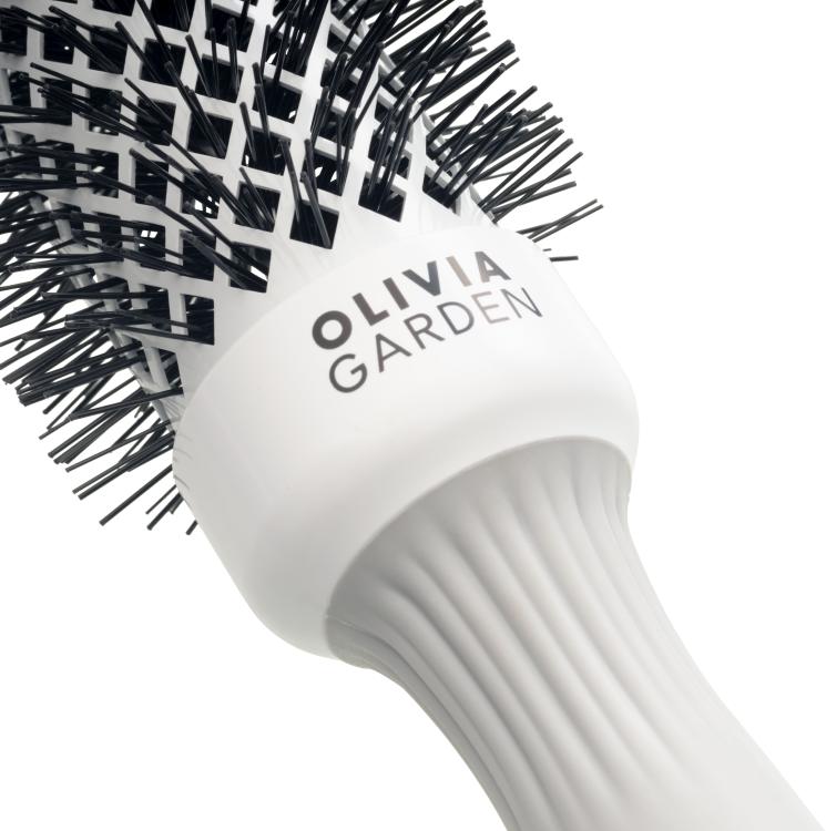 Olivia Garden Expert Blowout Shine White & Grey 35 mm