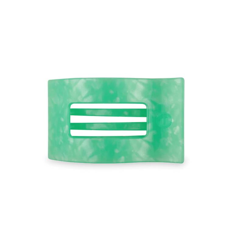 Teleties Medium Flat Rectangle Hair Clip Spring Splash