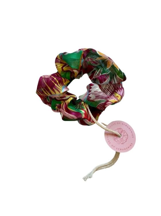 House of Scrunchies Bunte Chiffon Blumen Maxi