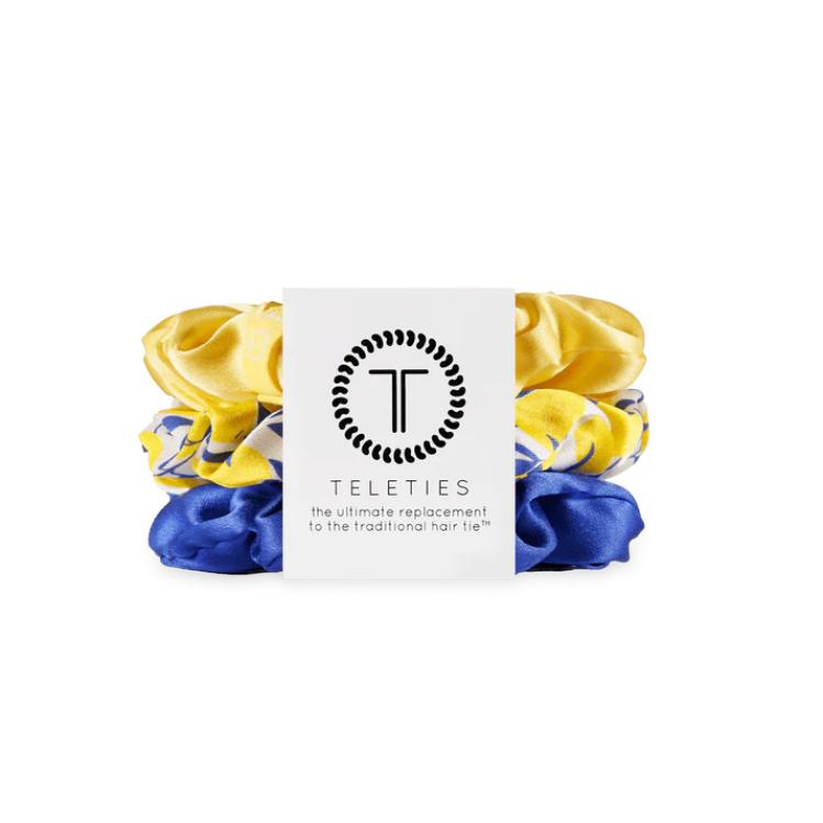 Teleties Silk Scrunchie groß Limoncello