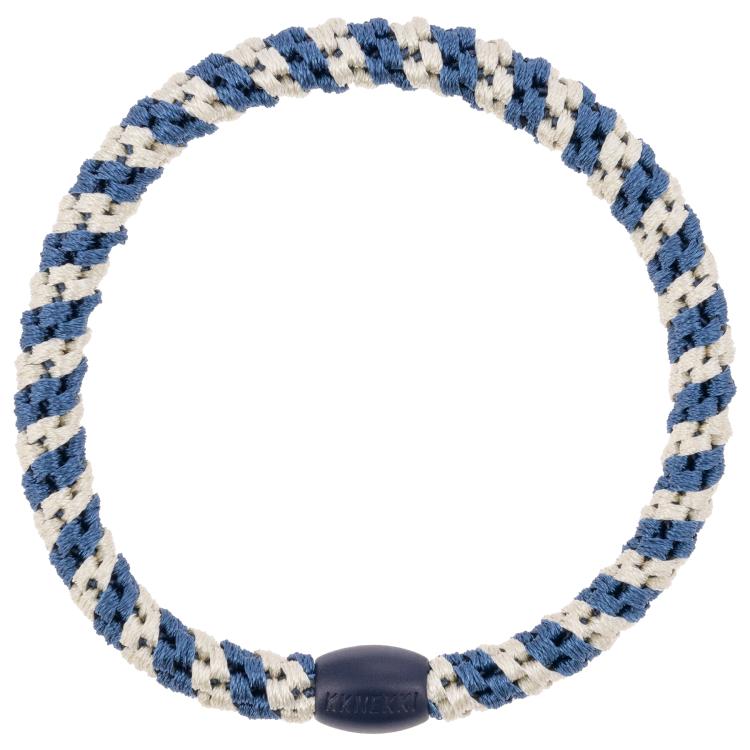 Kknekki Slim Indigo Ivory Stripe