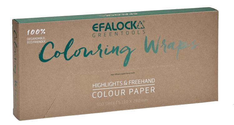 Efalock Green Tools Coloring Wraps Strähnenpapier 110 x 240mm