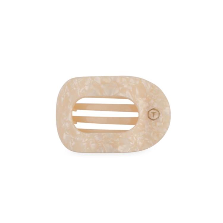 Teleties Flat Round Clip klein Soft Surf