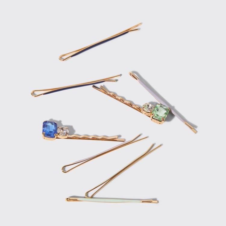 Kitsch Cloud & Gem Bobby Pins