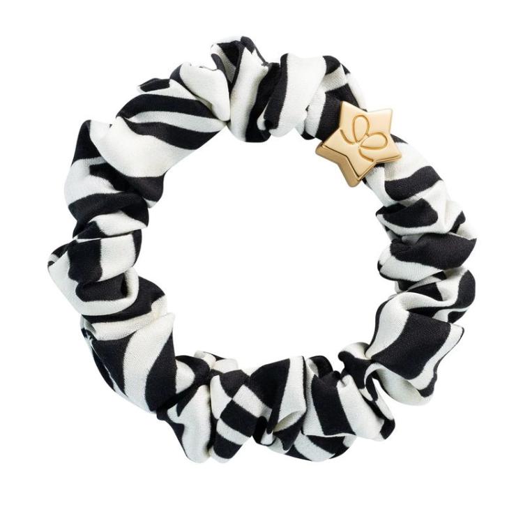 ByEloise Gold Star Silk Scrunchie Zerba