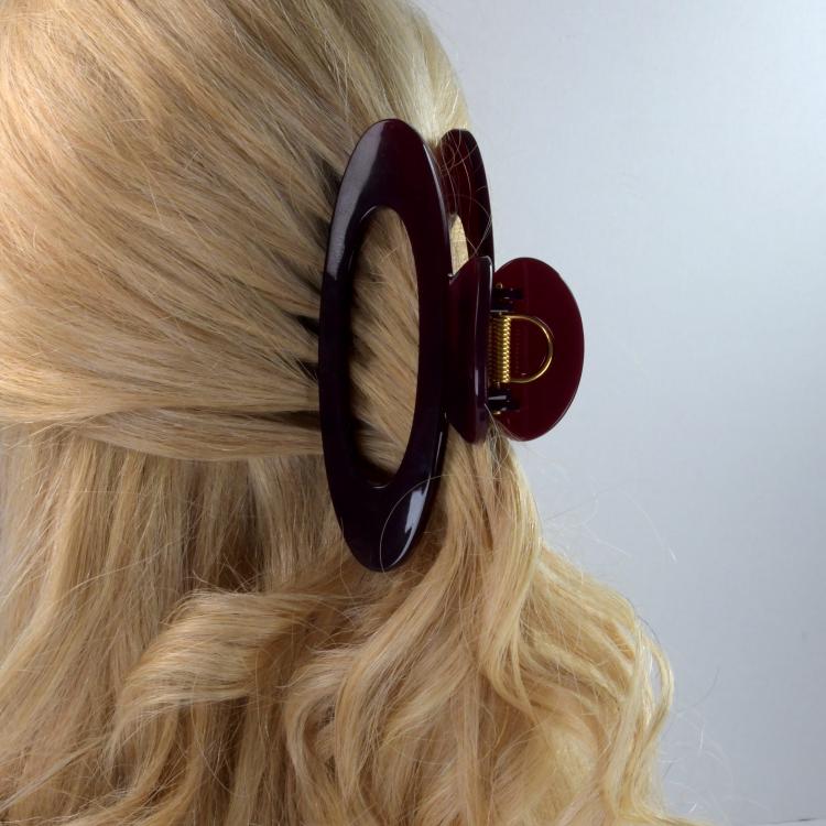 Helly Hair Haarklammer Lou weinrot
