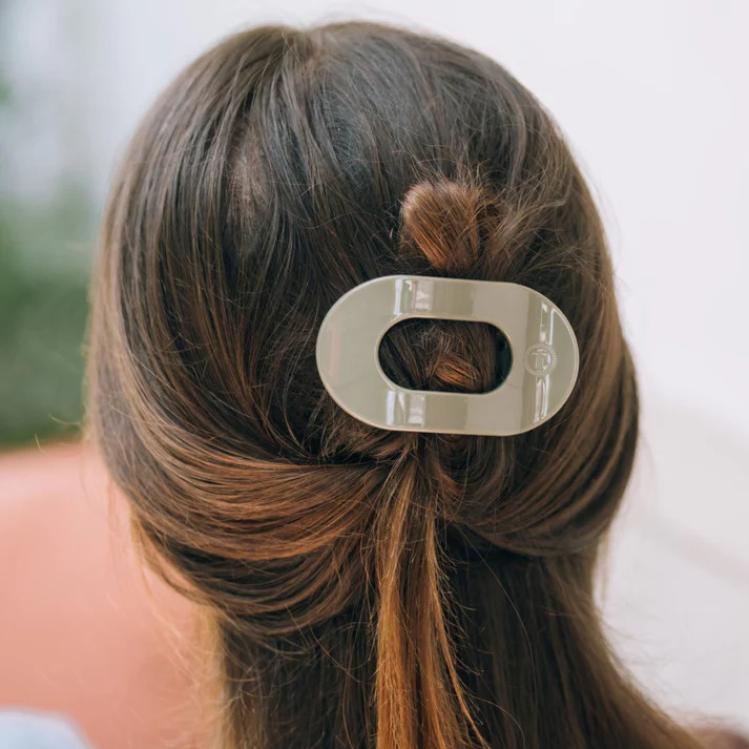 Teleties Flat Round Clip klein Sage It Ain't So