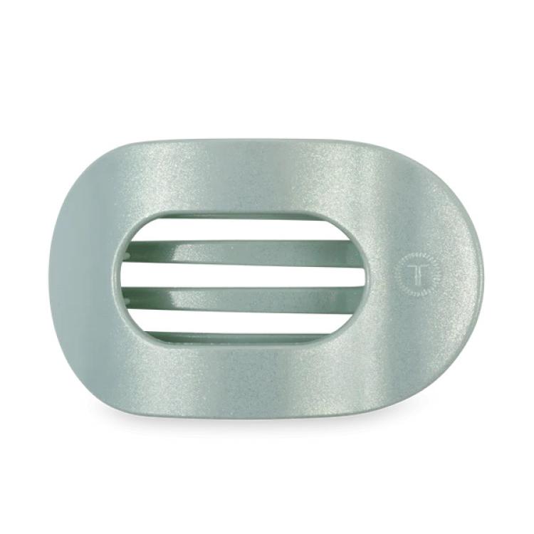 Teleties Flat Round Clip groß Dew Drop