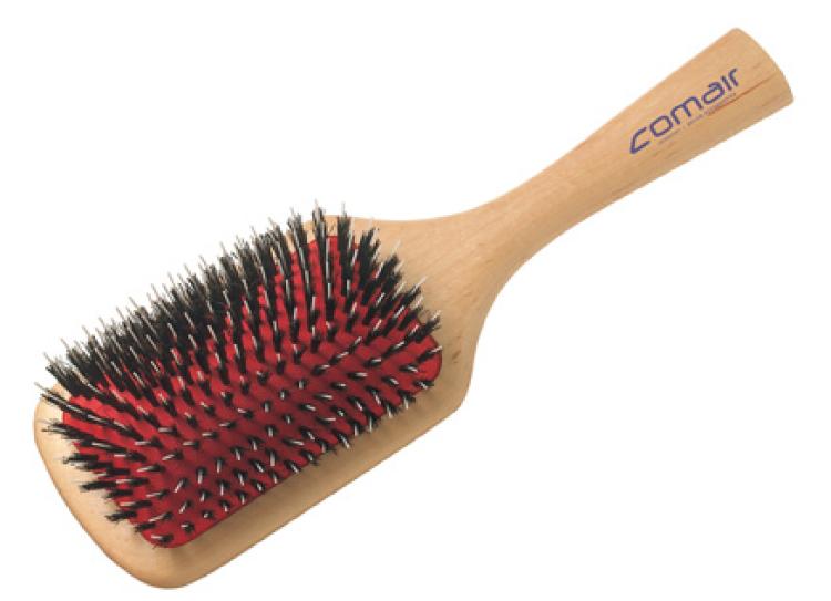 Comair Holzbürste mit Nylonstiften 11 reihig