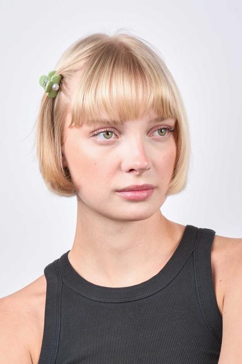 Sui Ava Three-leaf Clover Pearly Mini Green