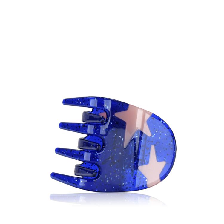 by Vivi Haarklammer Stern Blau Glitzer