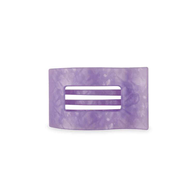 Teleties Small Flat Rectangle Hair Clip Lavender Mist