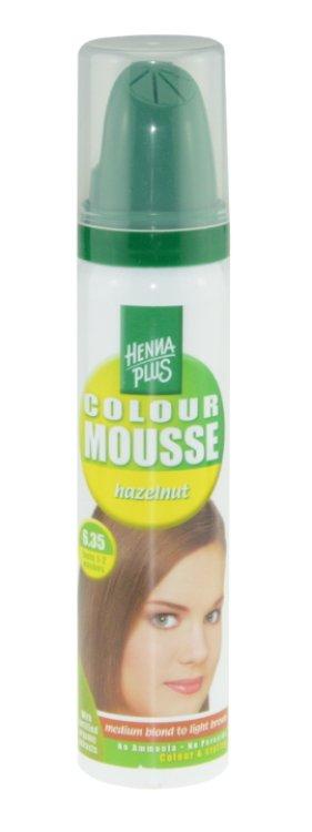 Henna Plus Colour Mousse - 6,35 Hazelnut, 75 ml