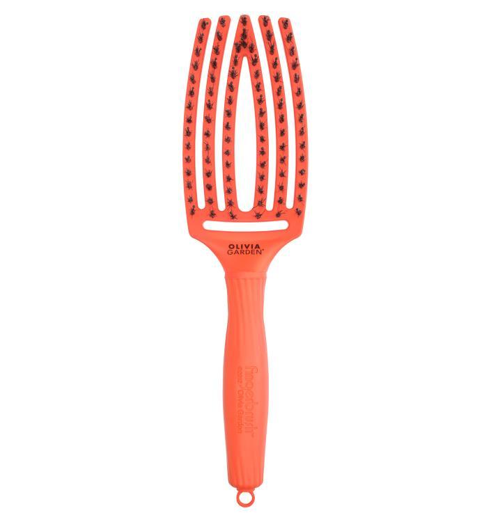 Olivia Garden Fingerbrush Combo Orange Spritz Medium, 6-reihig