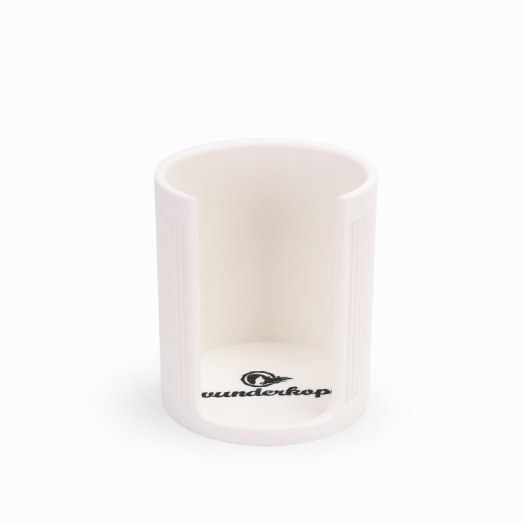 Wunderkopf Haargummi Organizer weiß Rand weiß