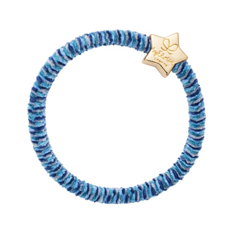 ByEloise Velvet Gold Star Indigo