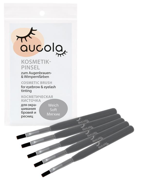 aucola Kosmetikpinsel  für Augenbrauen- & Wimpernfarbe weich