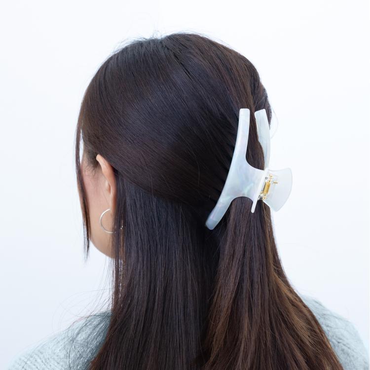 Helly Hair gebogen weiß