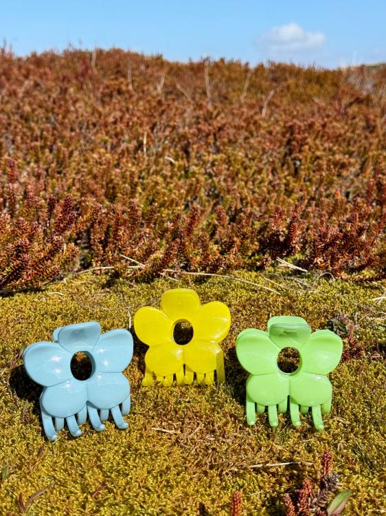 Helly Hair Haarklammer Bloom zitronengelb