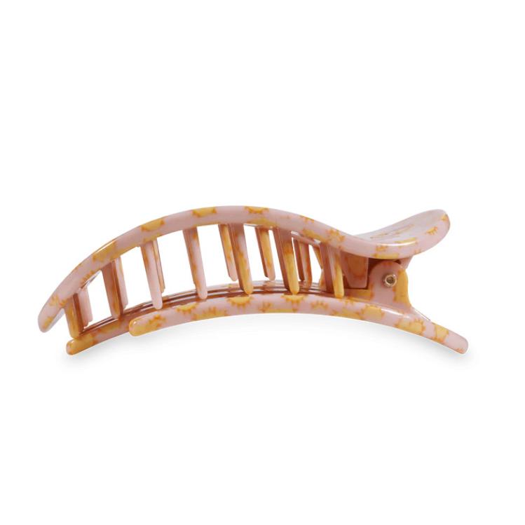 Teleties Flat Round Clip groß Sunny Days Ahead