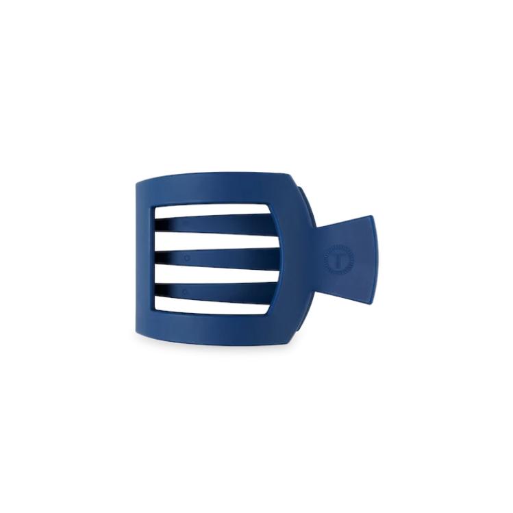 Teleties Small Flat Square Hair Clip Midnight Rain