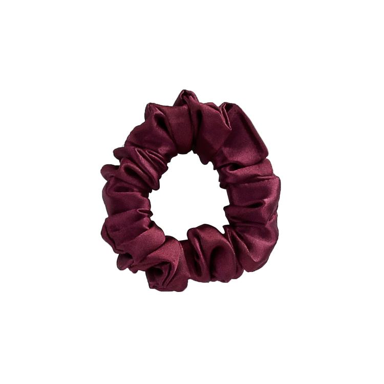 What a bun! Scrunchie Mini Satin Bordeaux