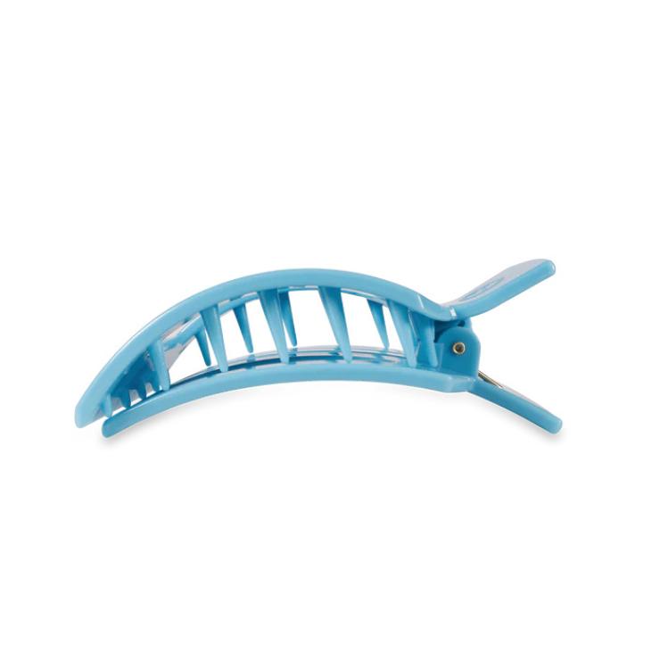 Teleties Large Flat Square Hair Clip Summer Sky