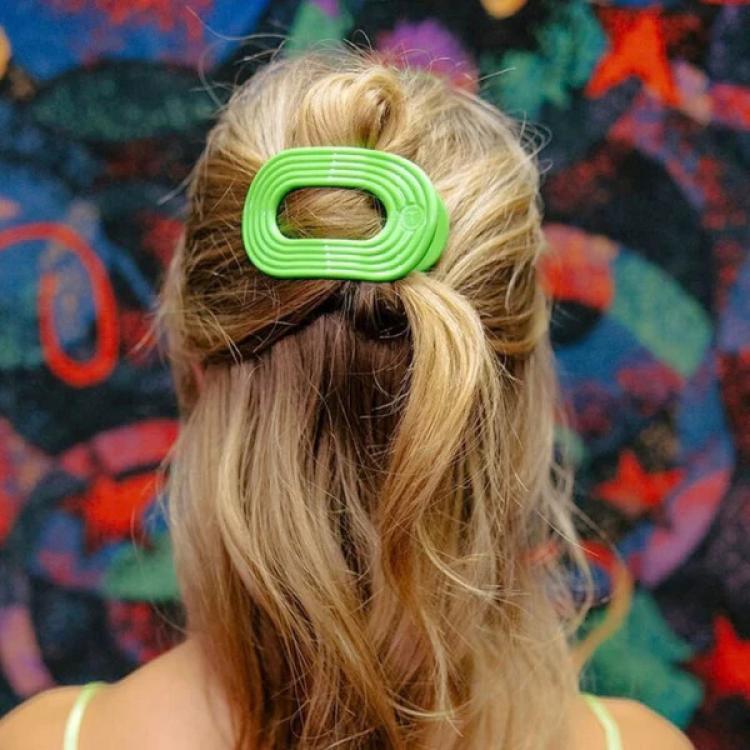 Teleties Flat Round Clip klein Glow For It