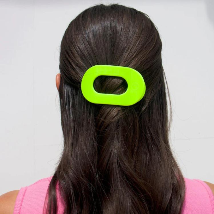 Teleties Flat Round Clip klein Summer Brights