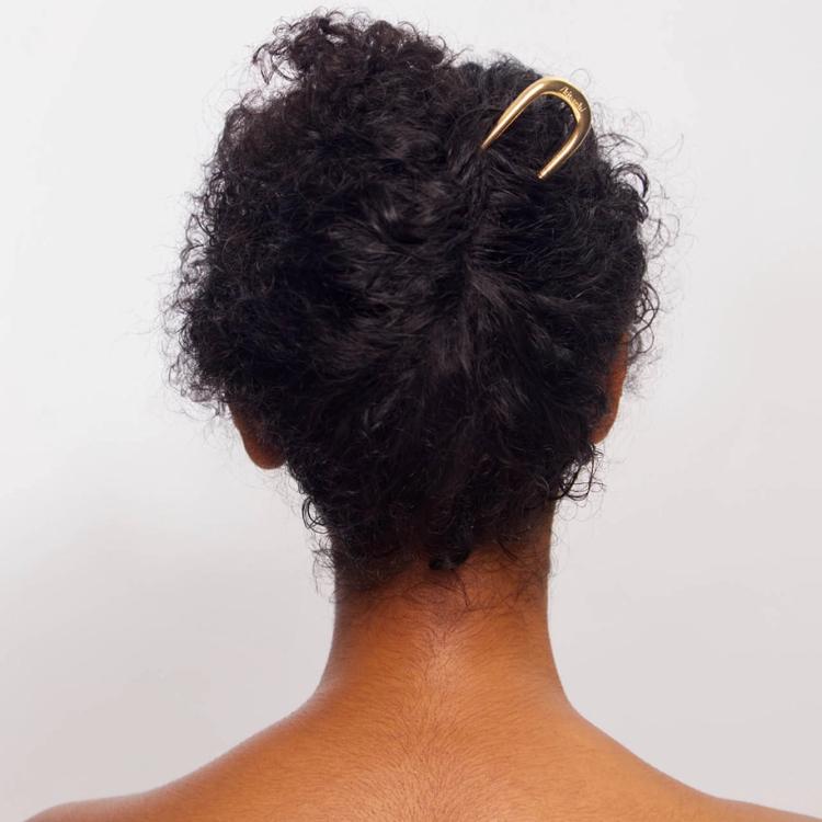 Kitsch Metall Haarnadel Französisch - Gold