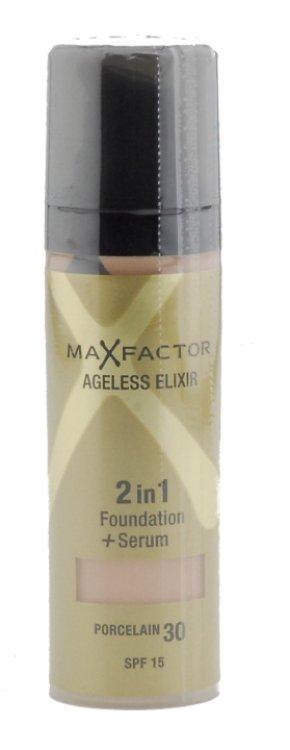 Max Factor Ageless Elixir 2 in 1 Foundation + Serum 30 Porcelain
