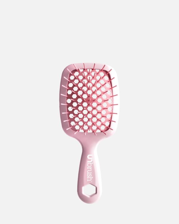 UNbrush Detangling Hair Brush Mini Peony