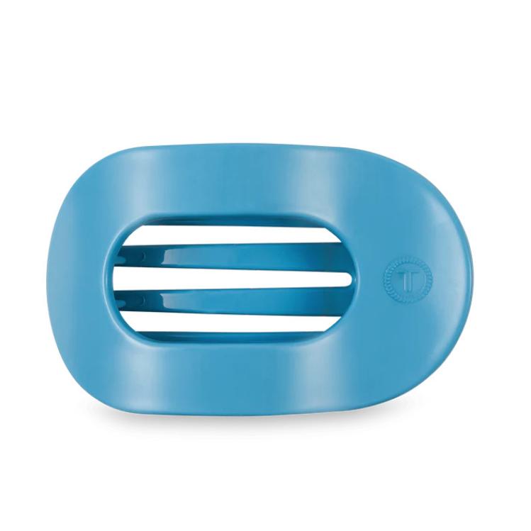 Teleties Flat Round Clip groß Summer Sky