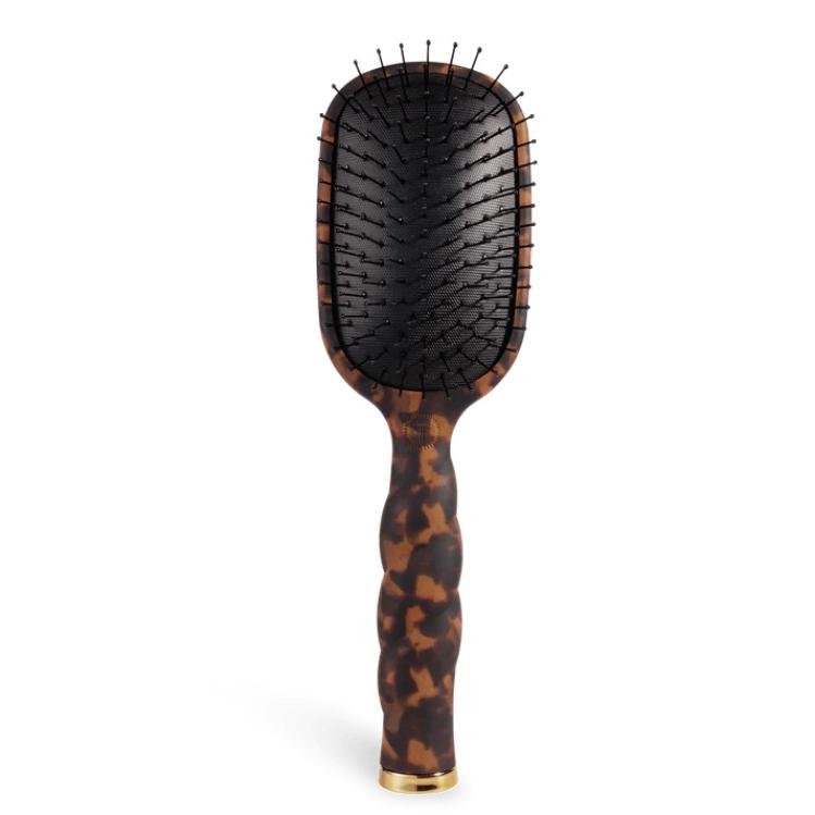 Teleties Detangler Brush for Medium Hair Tortoise