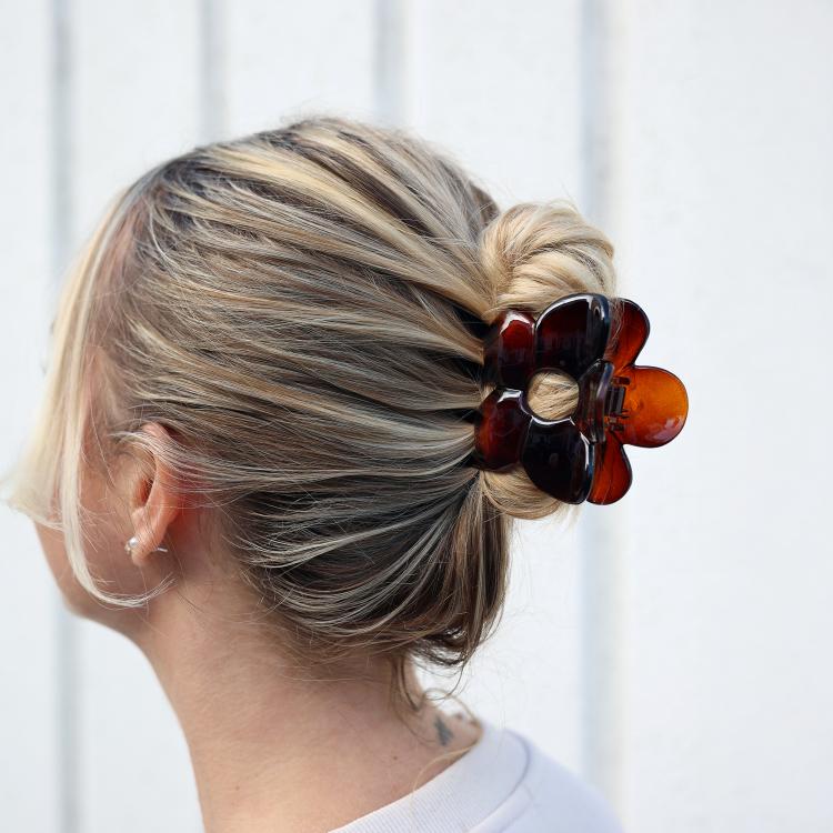 Helly Hair Haarklammer Blüte groß horn