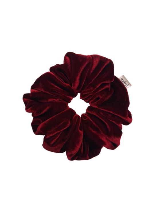 What a bun! Scrunchie Medium Velvet Red