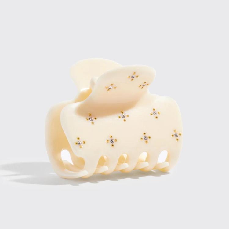 Kitsch Cloud Clip - Ivory Rhinestone