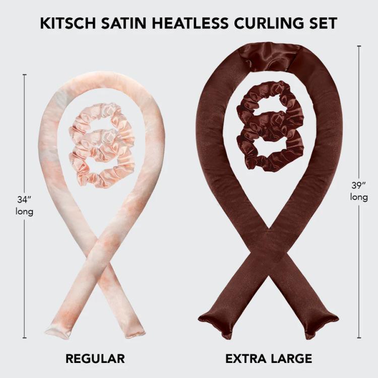 The Satin Extra Large Heatless Curling Set