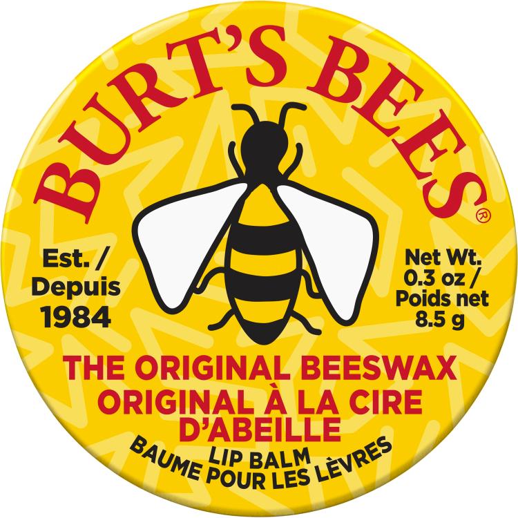 BURTS BEES BEESWAX LIP BALM 100% NATURAL